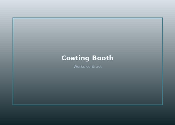 Powder coating booth