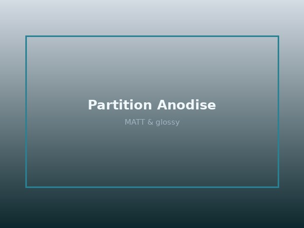 Office partition anodise