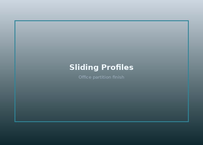 Sliding window profile finish